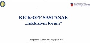 Kick-off sastanak Trogodišnjeg programa „Inkluzivni...
